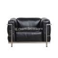 LC3 Ukwu Modele Akpụkpọ anụ Single sofa